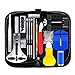 Kit Reparacion Relojes, Qfun Kit Relojero 148pcs con Herramientas de Reloj Barra de Resorte Profesional, Herramientas Relojero de Pasador de Enlace de Banda de Reloj con Estuche, Varios Accesorios