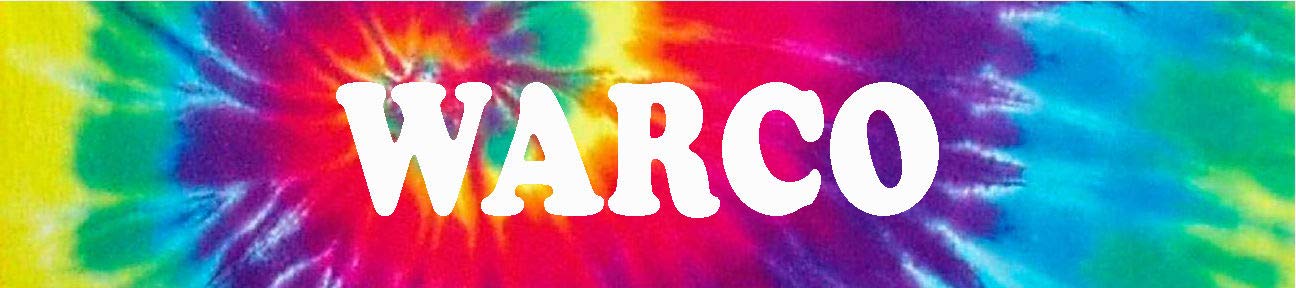 WARCO 4"x18" Groovy cool Tie Dye Look affect Novelty aluminum street sign