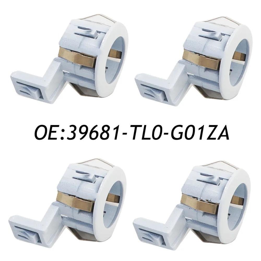 Sensore Parcheggio per Accord 39681-TL0-G01 39681TL0G01 4 PZ 39681-TL0-G01ZA Bianco PDC Sensore Parcheggio Fermo Sensore Parcheggio Auto