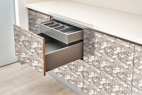 Vinilo decorativo para muebles de cocina con diseño de comida mate 5