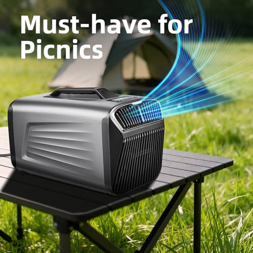 OUTOHOME 5200BTU Portable Air Conditioner - Ideal for Camping, Outdoor & Indoor Use - Energy-Efficient Cooling for RV, Van, and Car - Dark Silver - Image 8