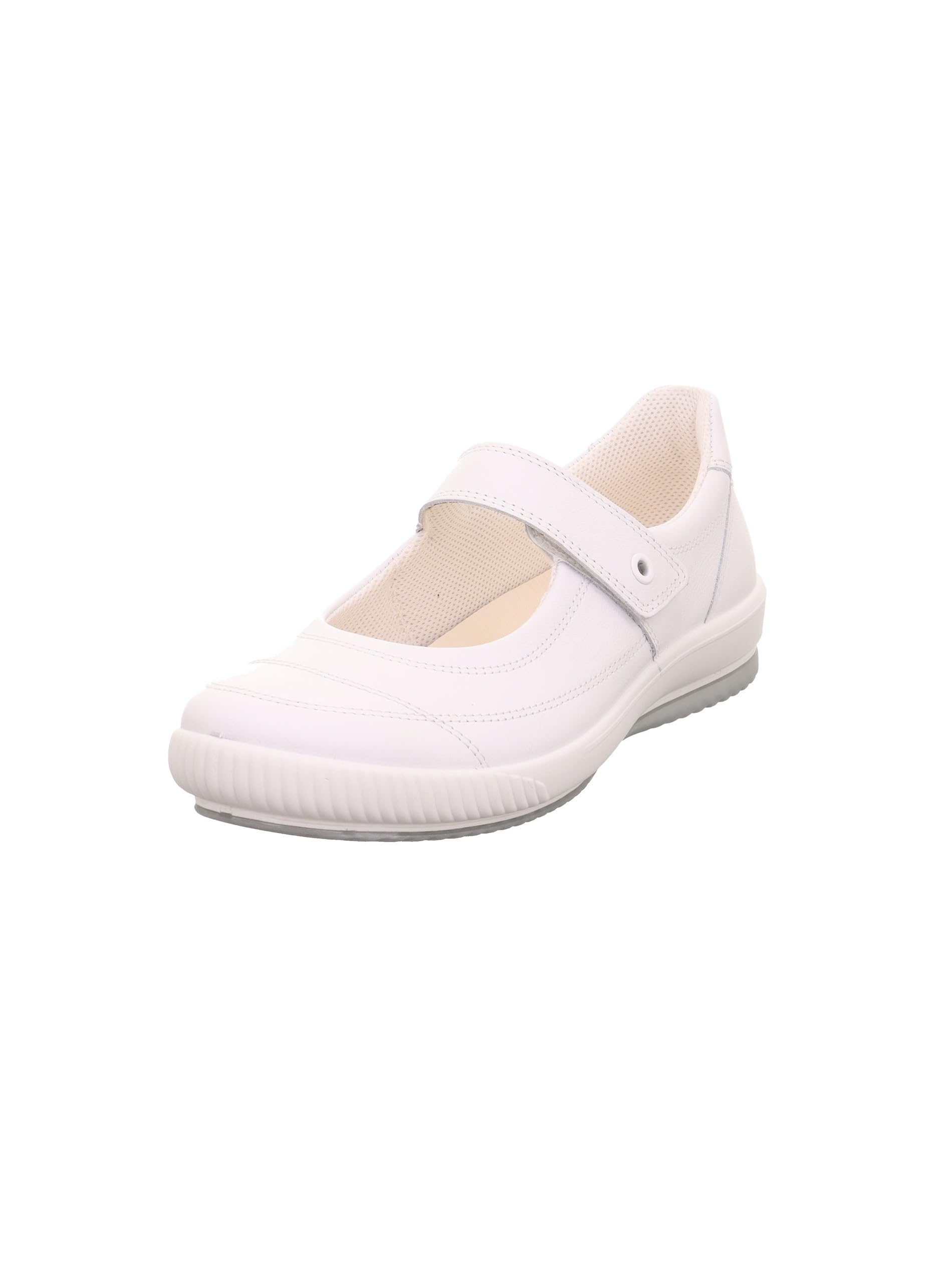 Legero Women's Tanaro 5.0 Ballet Flats, Bright White (White) 1100, 38.5 EU