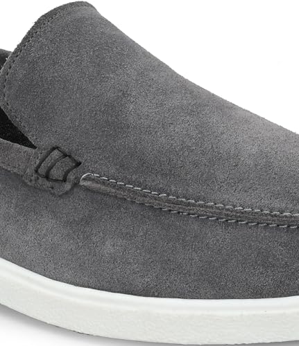 Image of Men Classic Suede Leather Loafers - Cushioned Comfort, Durable Sole & Everyday Luxury