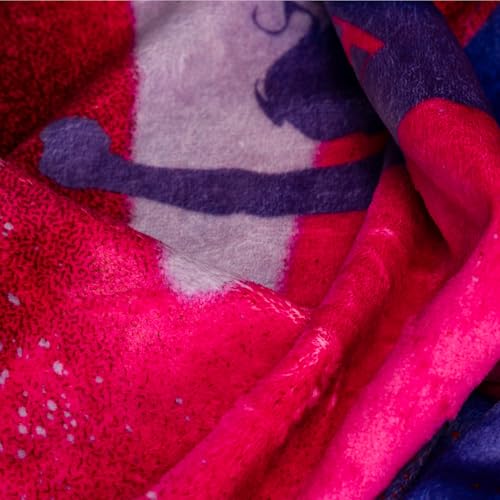 Image of Supergirl Movie Fluffy Throw 46 in x 60 in - Soft Plush Lightweight Blanket for Couch, Bed & Travel, (Officially Licensed Product) by Franco