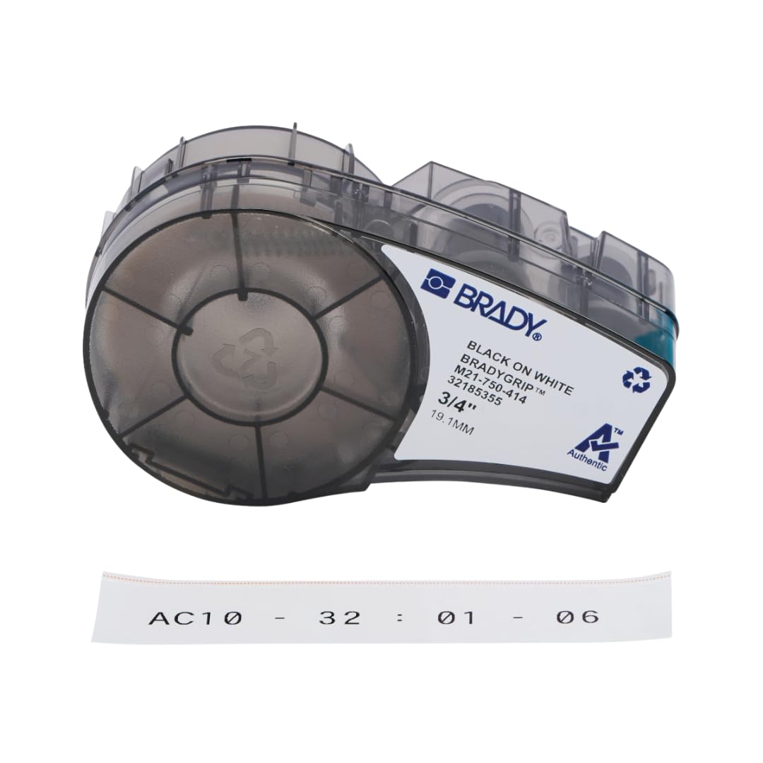 Brady Black/White M21-750-414 Printer Label Self-Adhesive Printer Lab