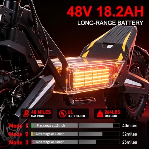 1200W 40-Mile Range Scooter