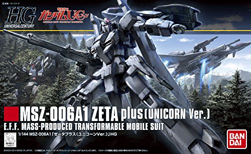 BANDAI Hobby Gundam UC Zeta Plus Unicorn Ver. HGUC 1/144 miniatura 5