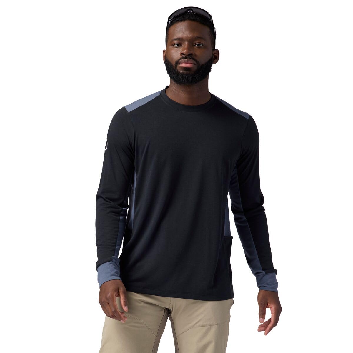 Slickrock Drirelease Long-Sleeve Tech T-Shirt - Men's, Black/Turbulence, XL