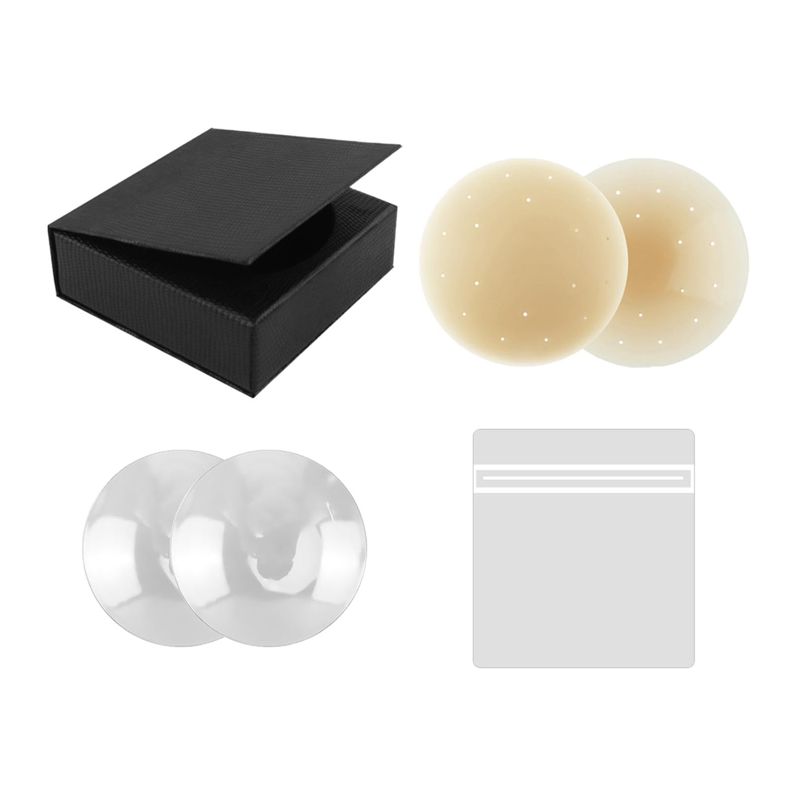 nivaa Nipple Cover Breast Pasties Comfortable Self Adhesive Breast Covers Pads 7.5cm Neutral Color-picture-45
