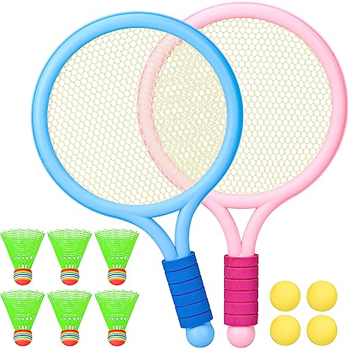 SANTOO Tennisschläger Kinder Mini Set für Badmintonschläger...