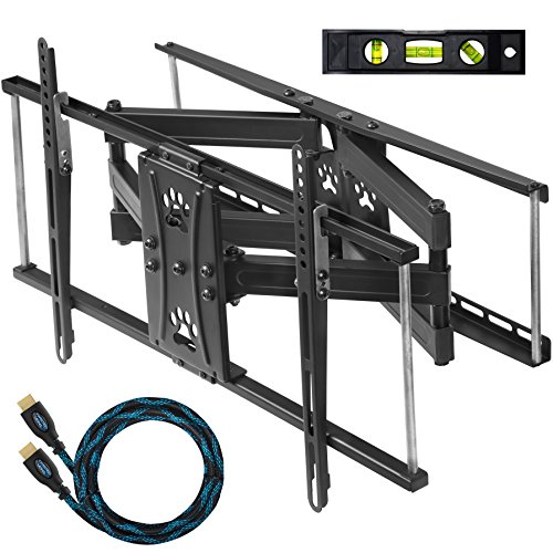 Cheetah Mounts Dual Articulating Arm TV Wall Mount Bracket for 20-80” TVs up