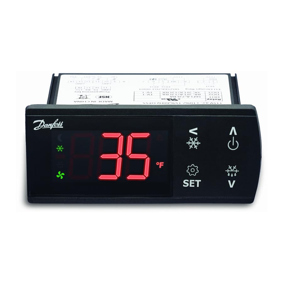 M&M HARIS Danfoss ERC 213G Refrigeration Controller Highly Reliable, Temperature & Defrost Any Commercial Refrigeration Applications, Especially for Cold Rooms or Low-Volume Food Service Equipment.-picture-14