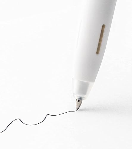 Miniatura 7 de Zebra Pen bLen - Bolígrafo de gel retráctil, barril blanco, punta media, 0.028 in, tinta azul, 2 unidades (41422)