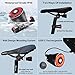 Padonow Smart Bike Tail Light: Auto On/Off Flashing Lights Red Back Led Warning Flashlight Easy Mount Cycling Safety Brake Taillight USB Rechargeable Ultra Bright Light Sensing Bicycle Rear Light