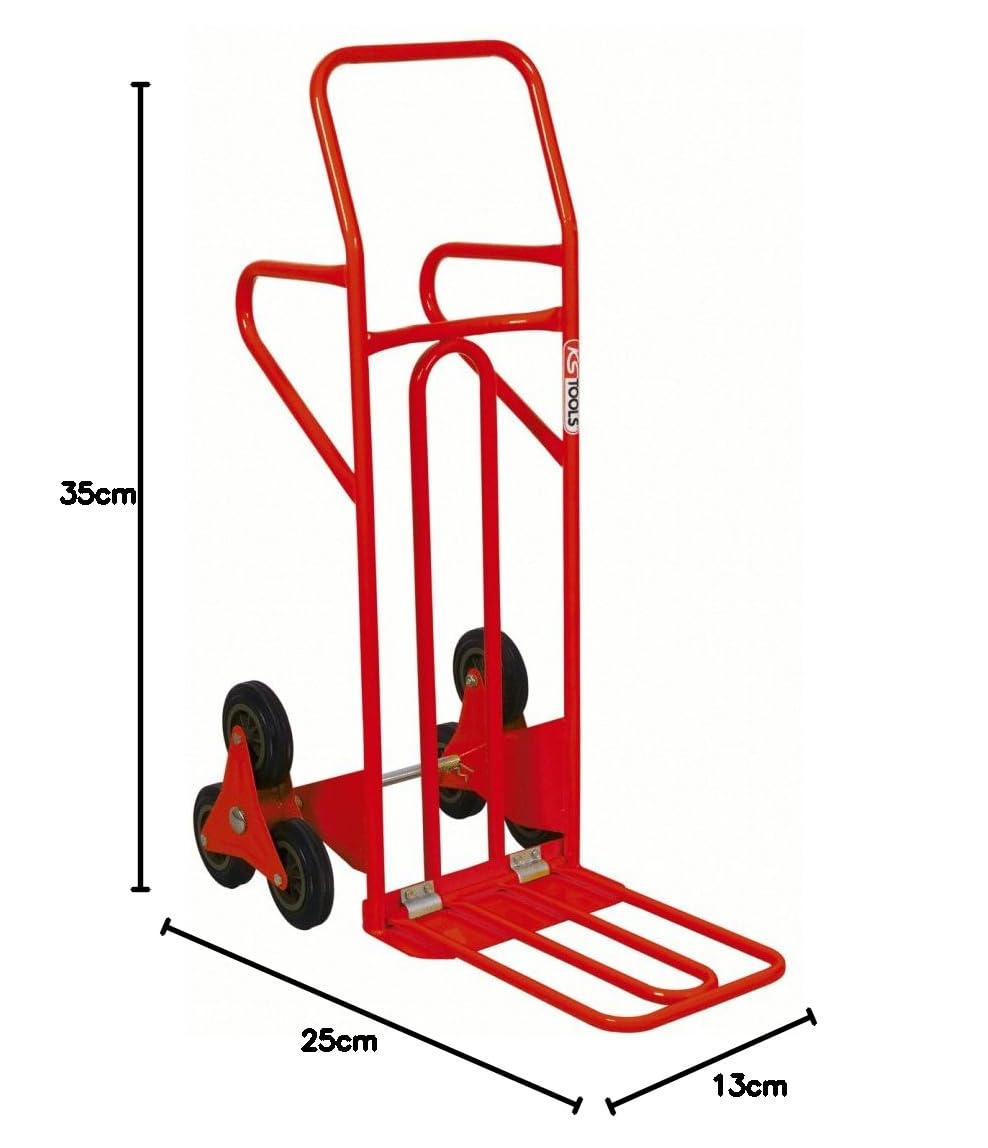 KS TOOLS Camion-escalier avec pneus trois étoiles en caoutchouc plein