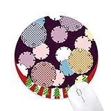 Tradition Abstract Japan Muster Rundgummi Maus Pad Weihnachtsdekoration