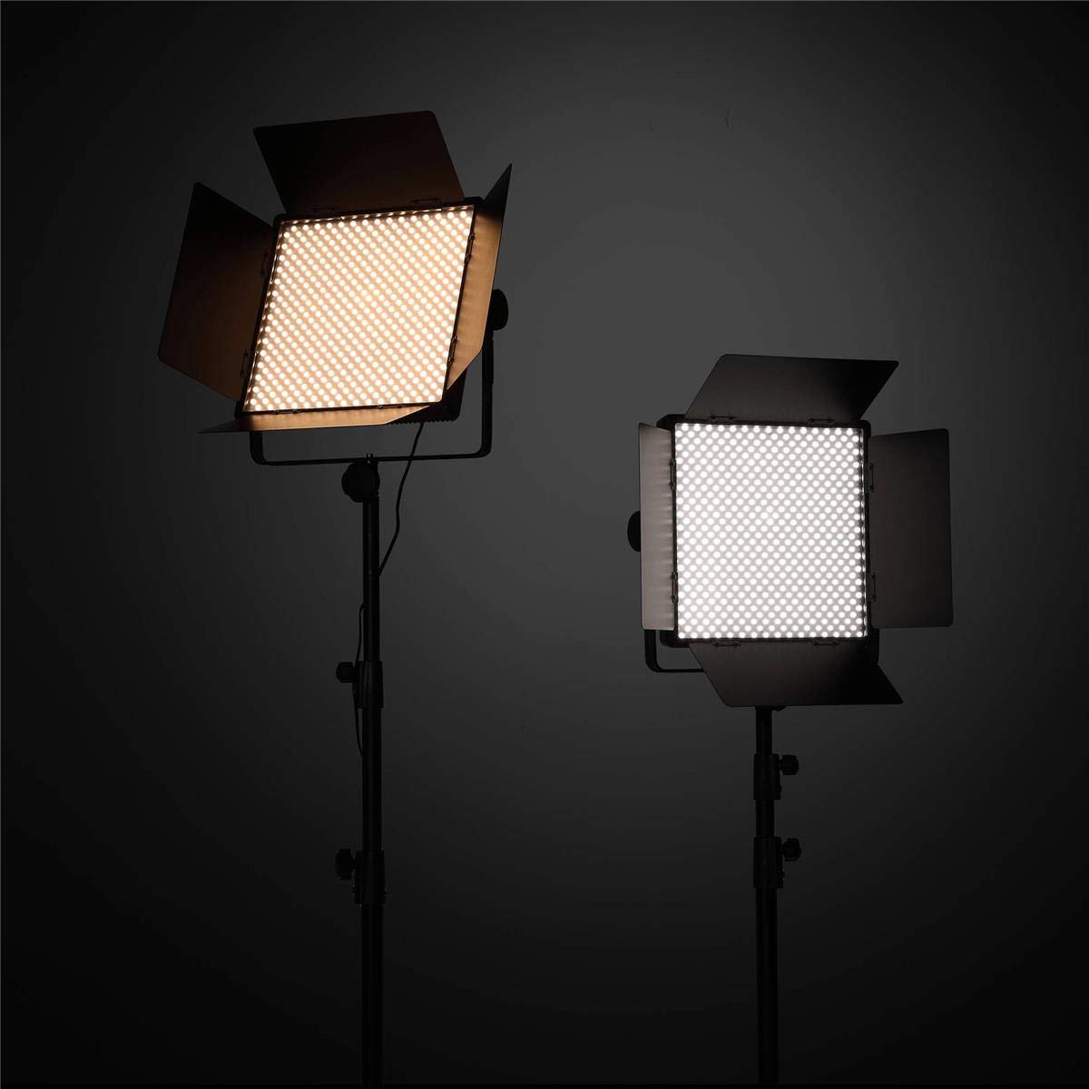 Amazon.com: Godox LED1000Bi II Bi-Color LED 2-Light Kit with