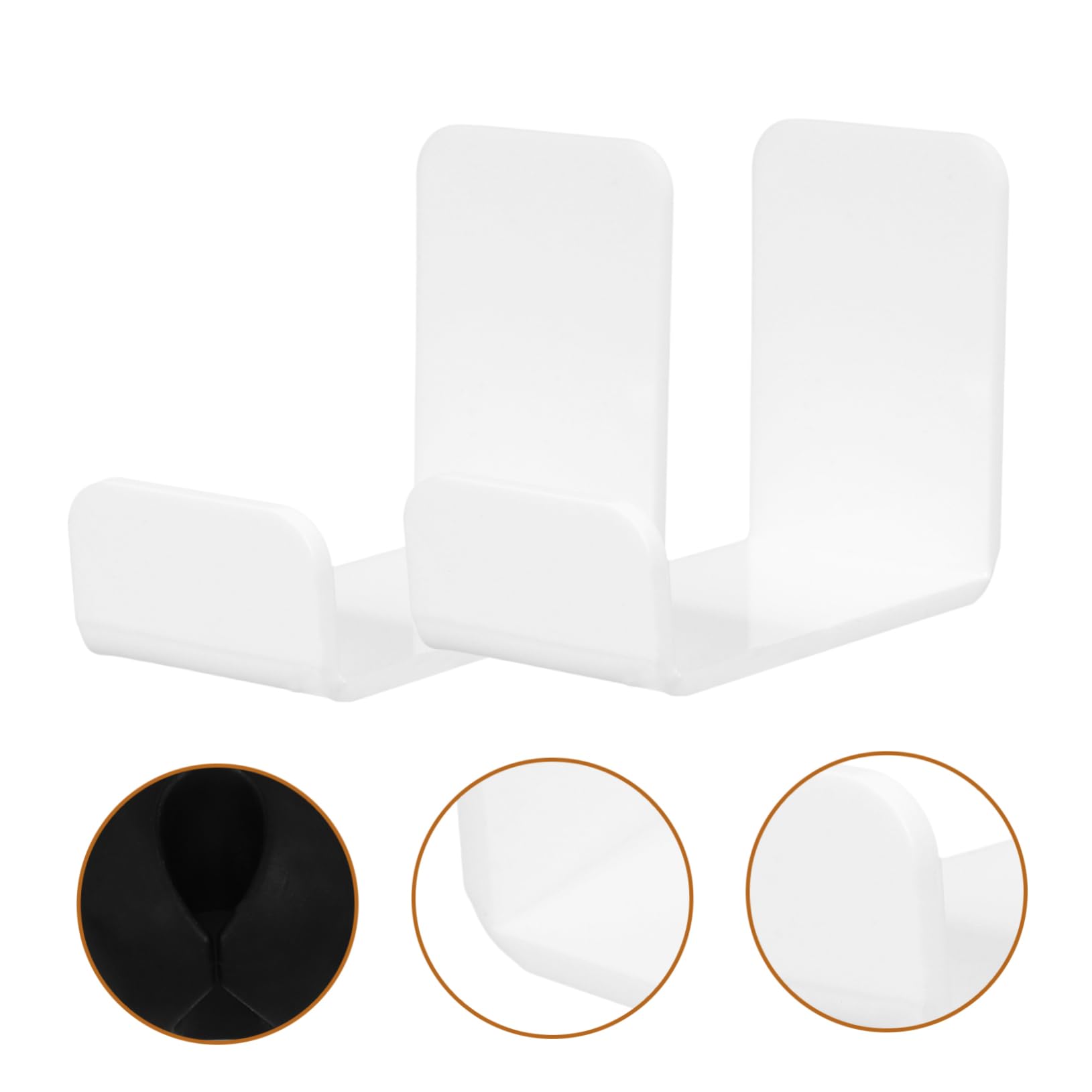 OSALADI 6sets Supporto Per Cuffie Trasparente Da Supporti Murali Per Headset Organizzatori Compatti Per Desktop e Gaming Soluzione Pratica Per Cuffie e Accessori