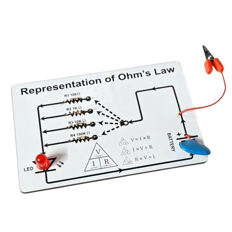 ERH India Representation of Ohm's Law Physics Experiment Science Working Model Project Investigatory for School Students and Kids – Teaching Aids Educational STEM Learning Kit-image-32