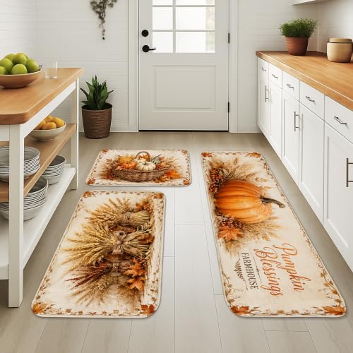 Tapis de cuisine automne confortables pour évier et buanderie rustique - 4