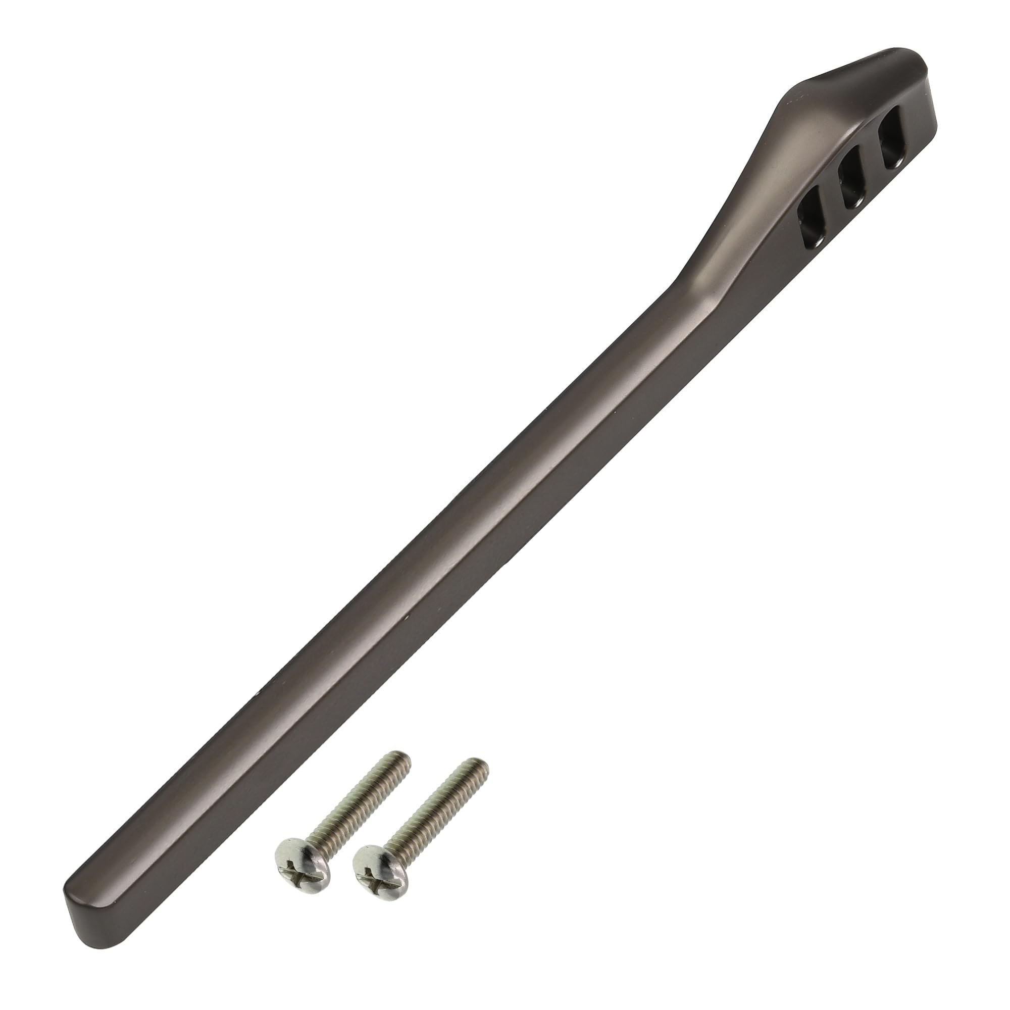 Highdecora Door Handles, Cupboard Drawer Pulls, Wardrobe, Kitchen, 6 Pack (Titanium-208mm), Silver