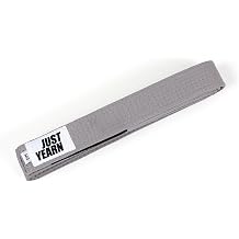 JUST YEARN Kids BJJ Belt - 100% Cotton Brazilian Jiu Jitsu Belt for Children, Soft Durable Training Belt