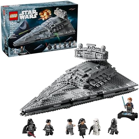 LEGO Star Wars Imperial Star Destroyer Building Toys Set - Build & Display for Boys & Girls, Ages 10+ - Gift for Birthdays - Star Wars Darth Vader & 6 Minifigure Toys - 75394 - View 3