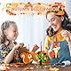 Gigmeta 8 Herbst Tier Bastelsets für Kinder, Herbst Kreativsets, Moosgummi Aufkleber, Herbstdeko Bastelhandwerk, Kreative Kunsthandwerk für Deko für Jungen Mädchen Herbstszeit Thanksgiving Geburtstag