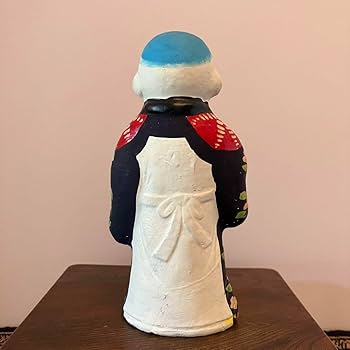 Amazon | 伏見人形？ 饅頭喰い 窯元 丹嘉？ 伝統 土人形 郷土