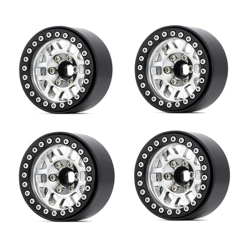 Moyeux de roue alliage 5,3 cm Beadlock crawler 1/10 SCX10 jante RC 4WD