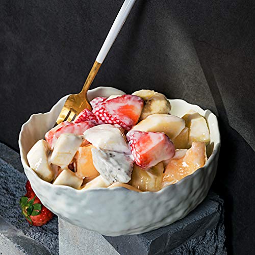 HEMOTON Tigelas de sopa de cereais de cerâmica, tigelas de mistura de cereais, macarrão, aperitivos,