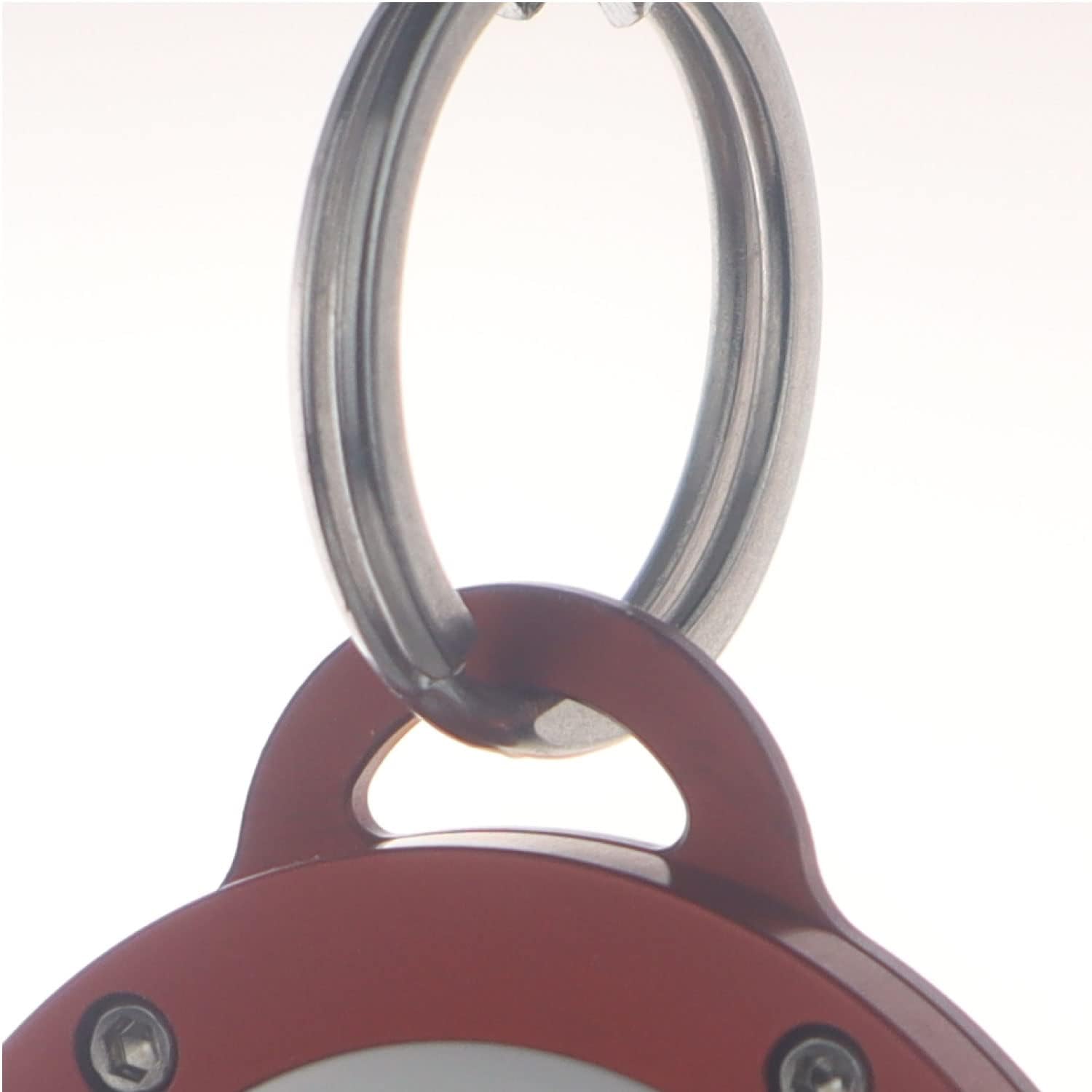 robotwerk airtag safe case key bag luggage tag made of anodized aluminum in with 4 mounting options