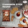 Aiva Products, Cinnamon Stick Round, 3.5 oz (100gm) Whole Round Cinnamon Sticks | Aromatic Cinnamon Bark for Tea | Chai, Biryani, Rice, Curries, Baking, Simmering | Spice Blends