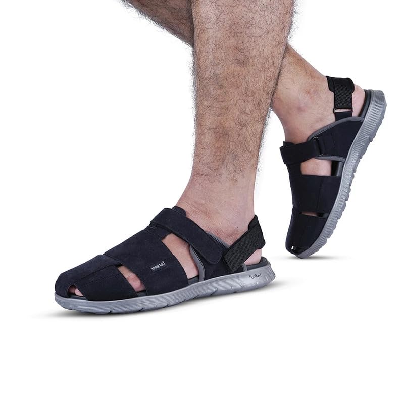 Image of HAPPENSTANCE | Jock | Men's Velcro Backstrap Sandals - Comfortable Dailywear Design