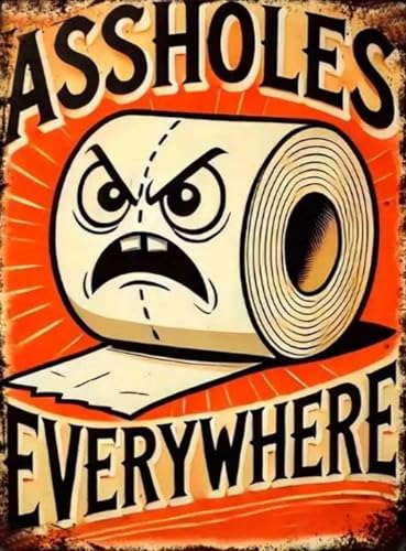 Image of Toilet Paper Cross Stitch Kits for Adults Beginner,Counted Cross Stitch Kits Printed Stitching Cute Patterns Dimensions Needlepoint Art Crafts Embroidery Kits for Adults Beginners (15.7x11.8 inch)