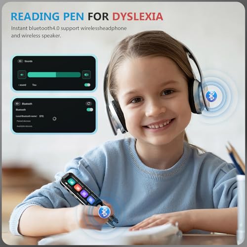 Image of AI Translation Pen, S8H Translator Pen, Reading Pen for Dyslexia, Language Translator Device, Scan Reader Pen, Support 131 Languages Online & Offline Translation, for Student Lecture Travel