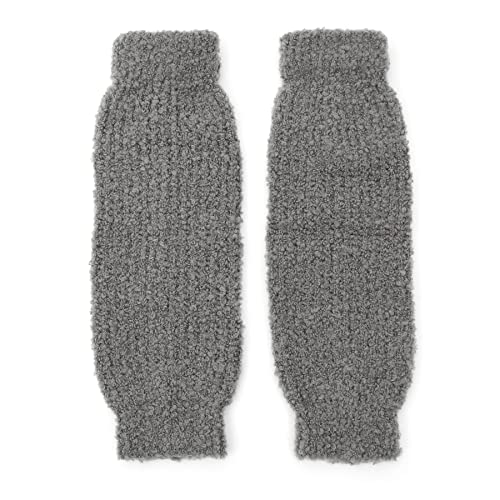 UNDERCONTROL Fall Winter Boucle Wool Mixed Soft Long Knitted Warm Fluffy Warmer Long Boots Footless Loose High Socks Korea2