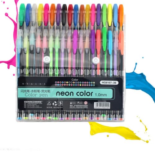 Gel Pens COHEALI set 48 colores para dibujo y scrapbooking