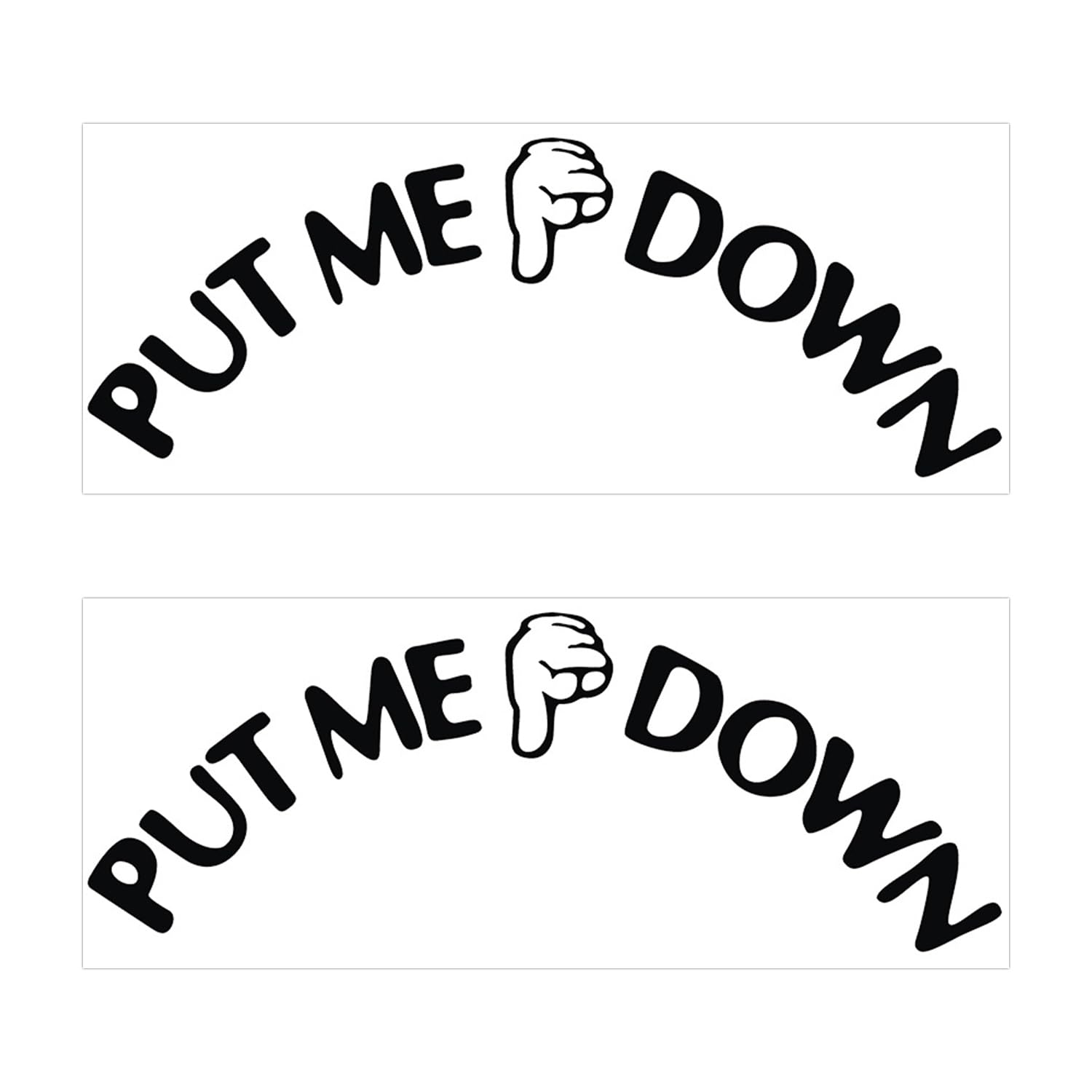 FFDHWU 2 Pieces Of Interesting Toilet Stickers, Creative Stickers, Waterproof Stickers, Toilet Decoration Stickers, Toilet Accessories