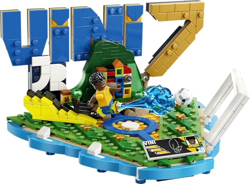 Image of LEGO Editions Vini Jr. - Soccer Highlights - Soccer Decor - Building Set for Kids - 43027