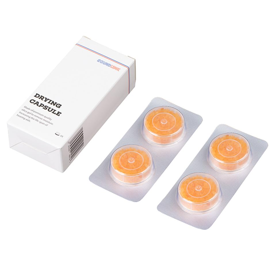 4PCS Hearing Aid Drying Capsule for Phonak Charger Case