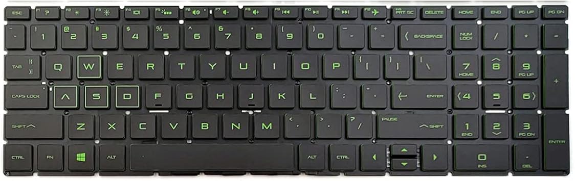 Laptop Replacement US Keyboard for HP Pavilion Gaming 15-CX 15-CX0058WM 15-CX0100TX Backlit