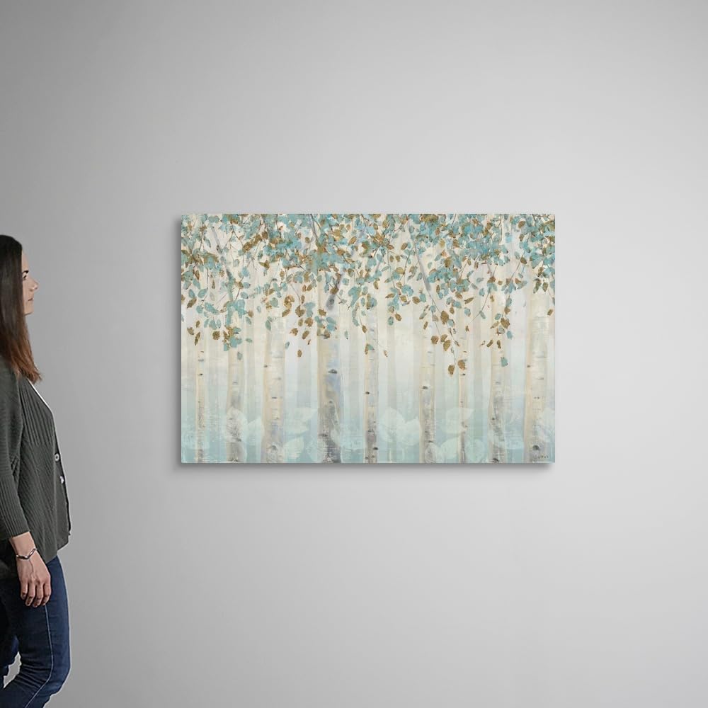 CANVAS ON DEMAND Dream Forest I Canvas Wall Art Print by James Wiens, Abstract, Contemporary, Home Decor, Design, Autumn Artwork,48" x32in