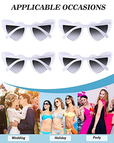 Hoteam 100 Pairs Wedding Heart Shaped Sunglasses Bulk Wedding Gifts Bachelorette Bridal Party Favors for Guests Reception4