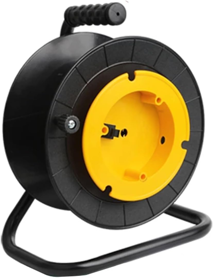 Extension Cord Storage Reel, Manual Cable Winding Reel Optical e Fiber Power Signal Line Small Empty Disk Plastic Light Strip Receive Put Winder(S350A 20to120m)