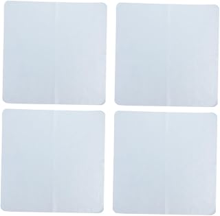 MERRYHAPY 4 Piezas Paños de Microfibra para Limpieza de Gafas Unidades Paño para Lentes y Pantallas Grande Reutilizable para Gafas Cámaras y Móviles Color Azul