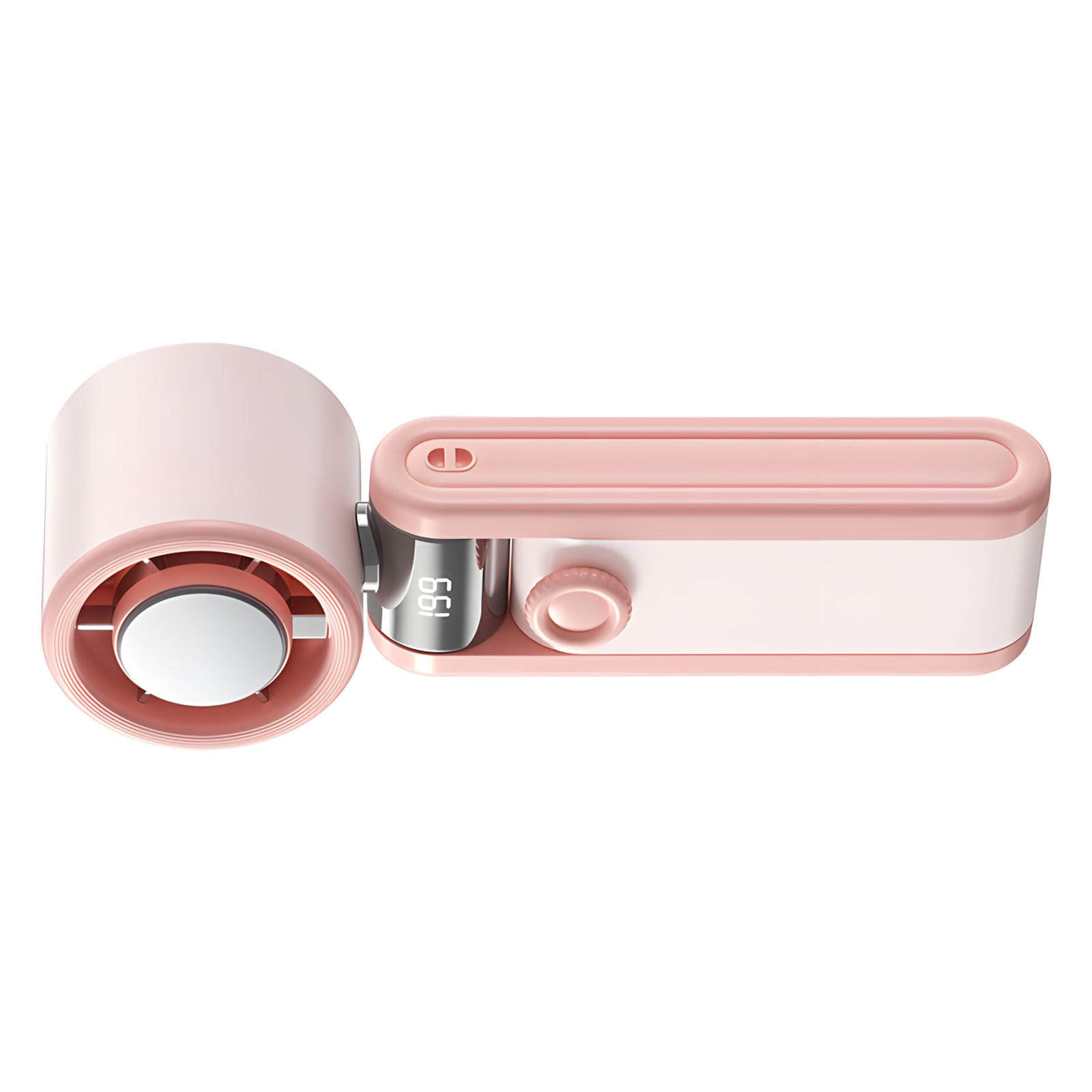 KieTeiiK Handheld Strong Fan with Cooling Pack Feature 3000mAh Rechargeable Battery 199 Adjustable Speeds Compact Folding Design Individual Cooling Fan