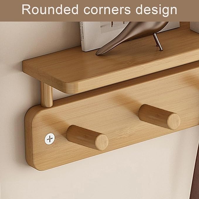 Patère murale en bois original de qualité supérieure pour chambre - 4