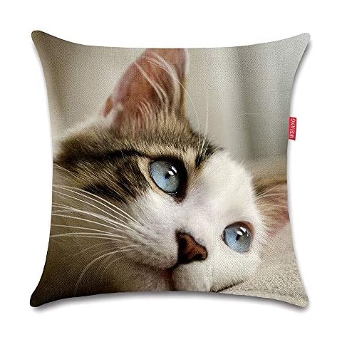 Funda de cojín doble cara WEIANG para mascotas Cover