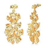 ♥ Material Hipoalergénico ♥ Estos pendientes están hechos de cobre. Colores dorados. Superficie de alto púlido. Sin níquel, sin plomo, sin cadmio, cómodo de llevar, ideales para pieles sensibles.